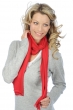 Cashmere & Seta accessori sciarpe foulard scarva rosso 170x25cm